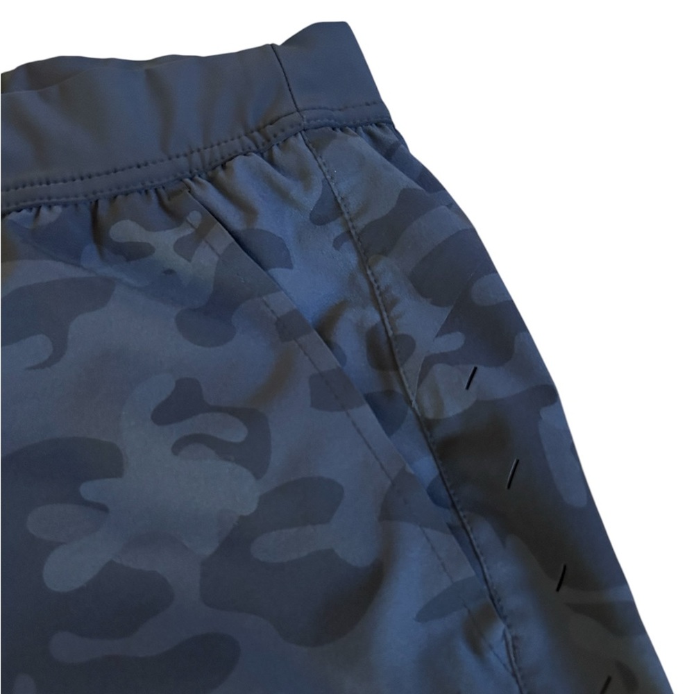 Ten Thousand Interval Shorts Mens Black Camo Unlined Drawstring 7" size S - Picture 4 of 10